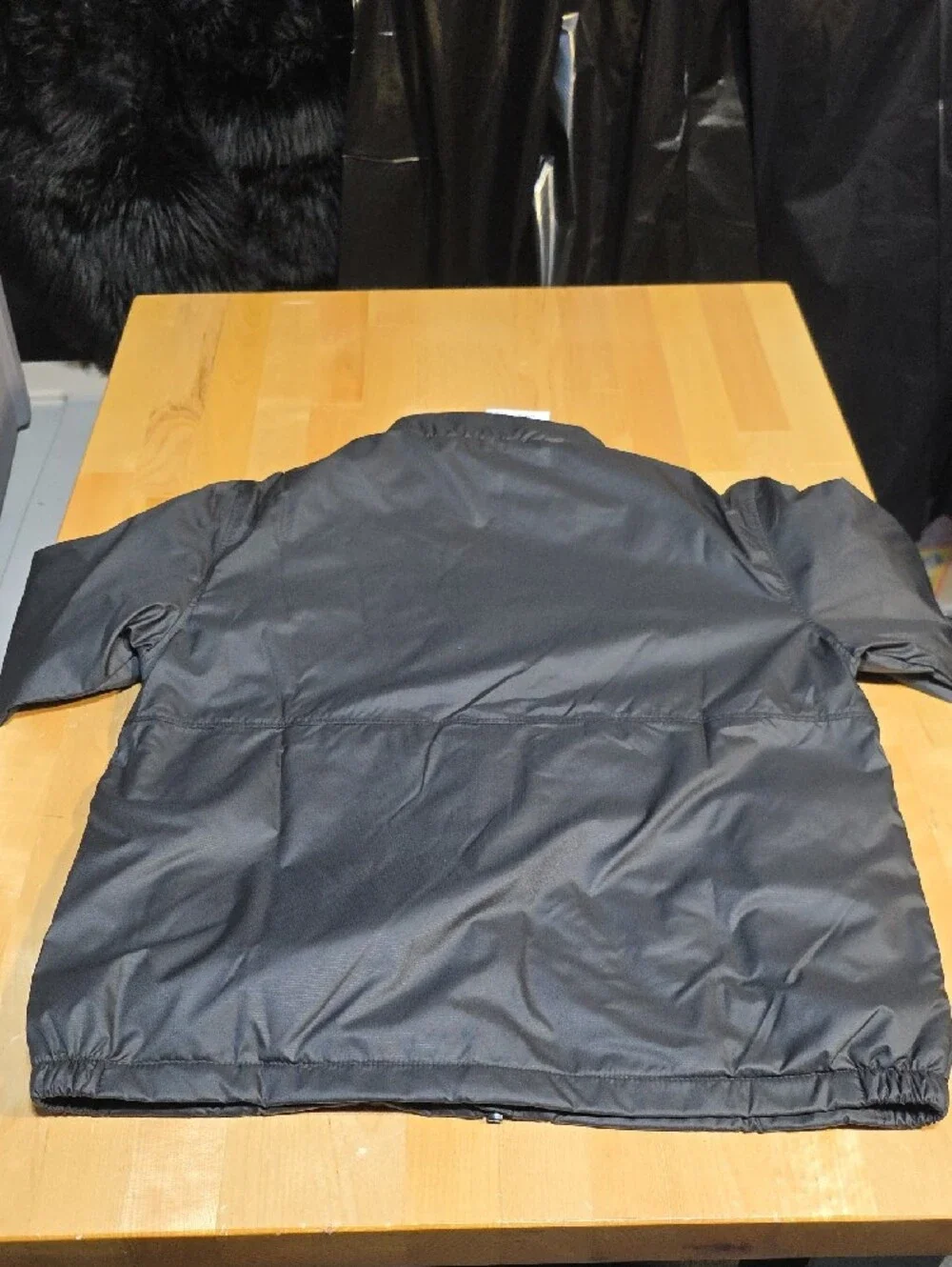 Patagonia Kids Black Rain Jacket with Logo